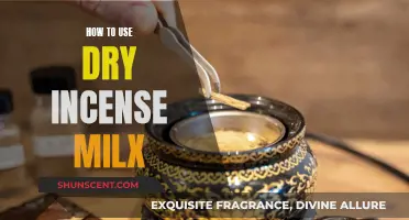 Using Dry Incense Milk: A Step-by-Step Guide