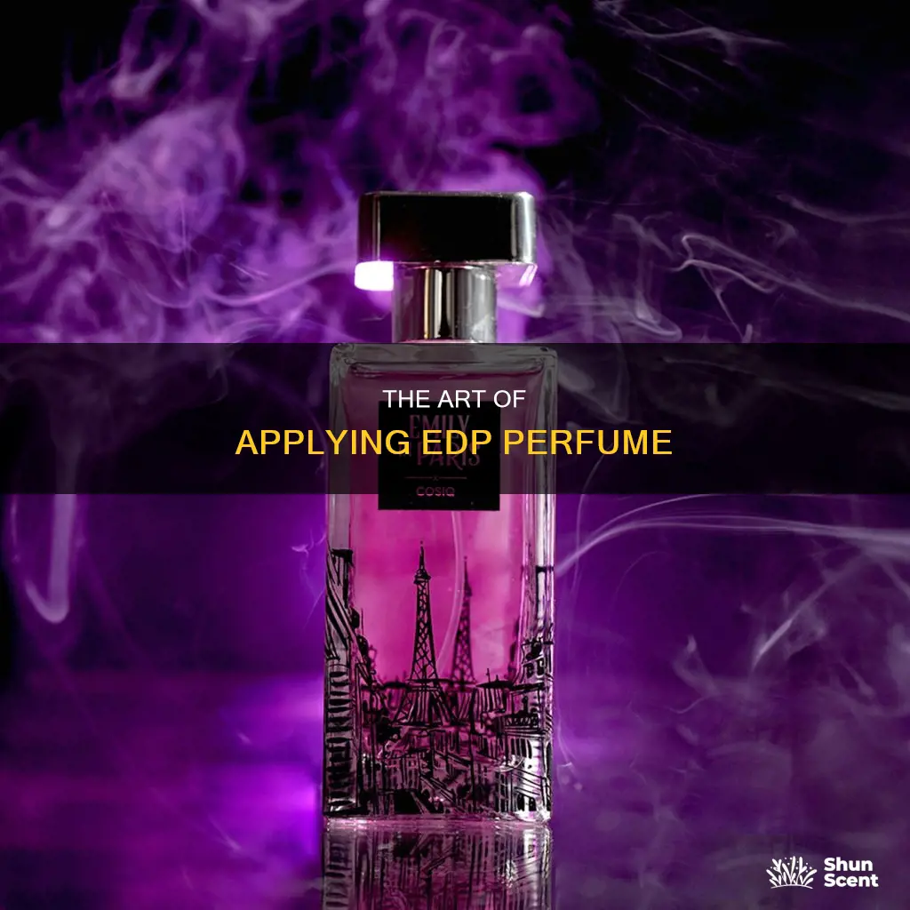 how to use edp perfume
