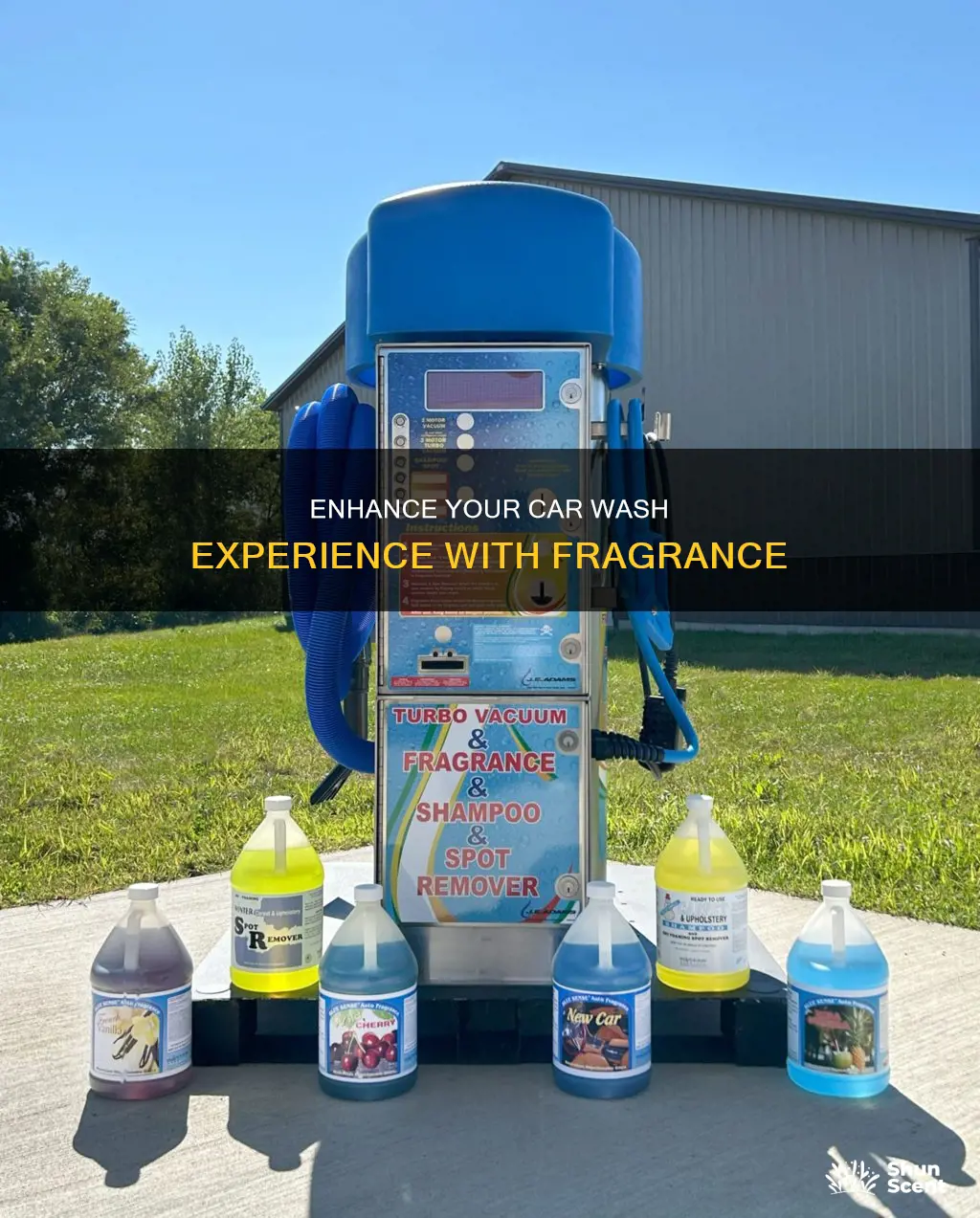 how to use fragrance at car wash
