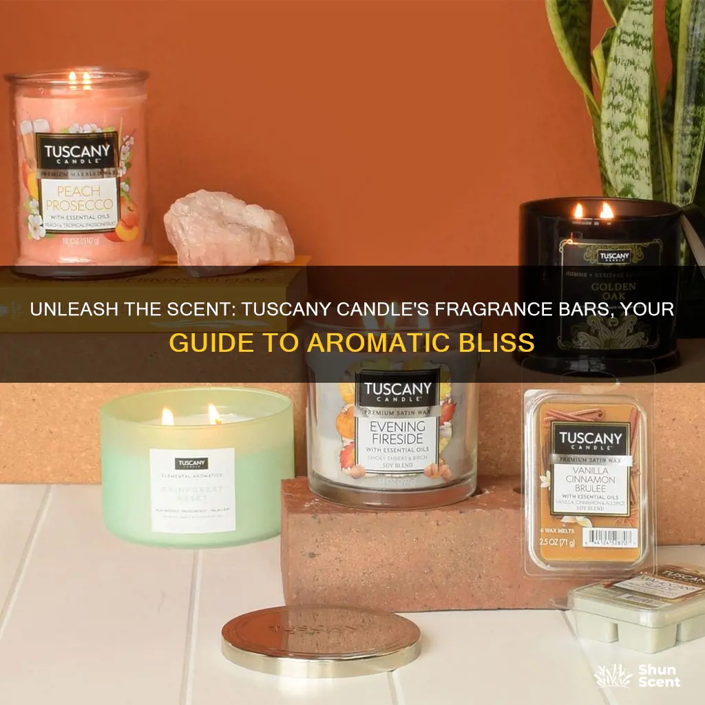 how to use fragrance bars by tuscany candle