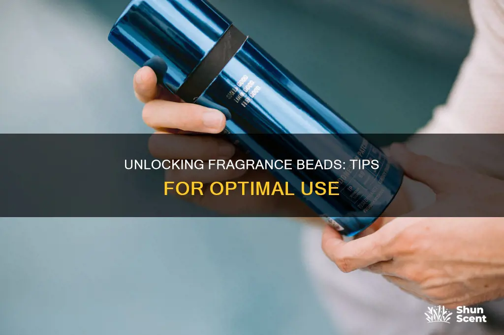 how to use fragrance beads