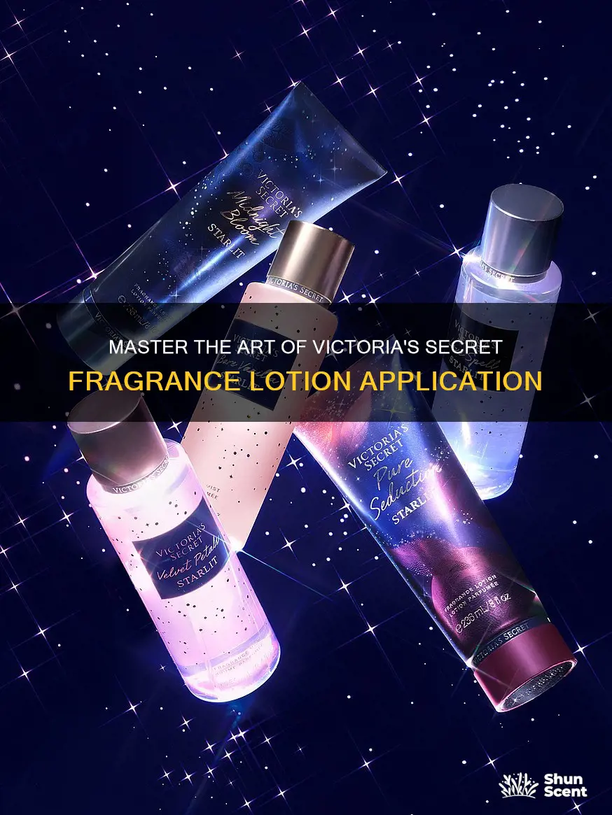 how to use fragrance lotion victoria secret