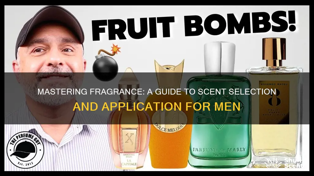 how to use fragrance male