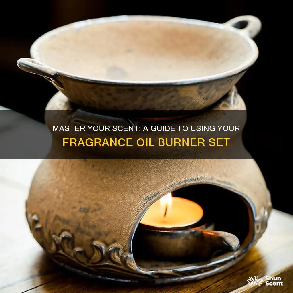 how to use fragrance oil burner set