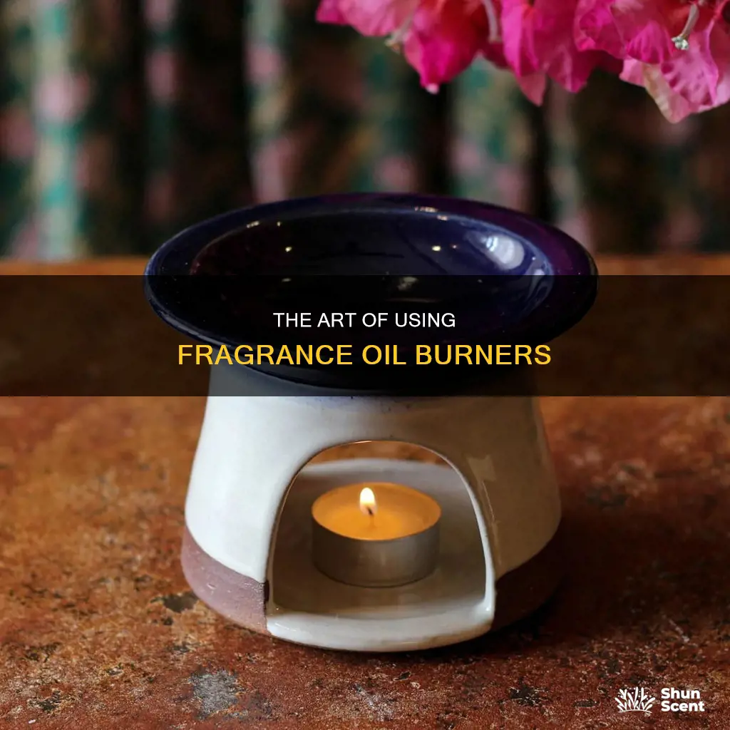 how to use fragrance oil burner set