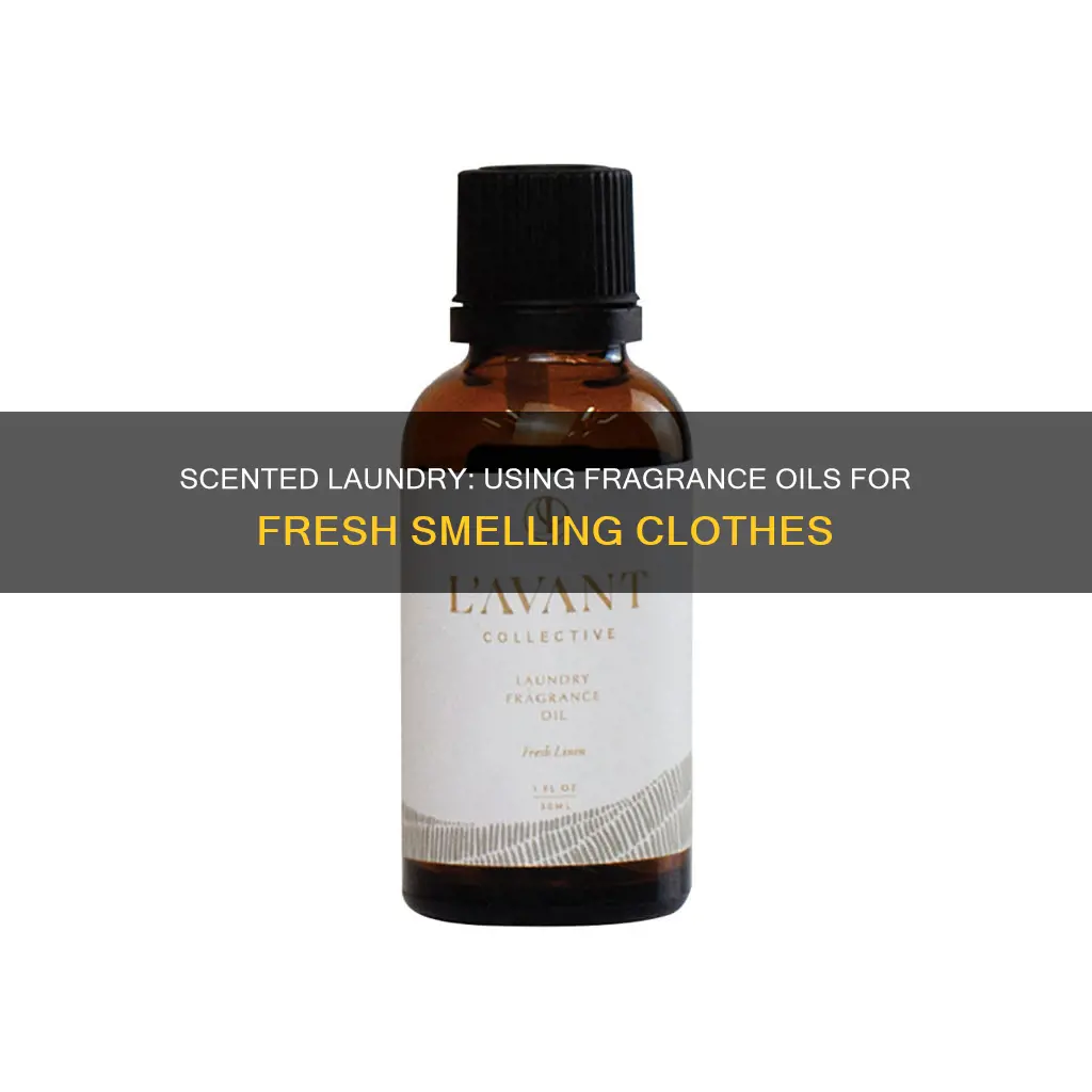 how to use fragrance oil in laundry