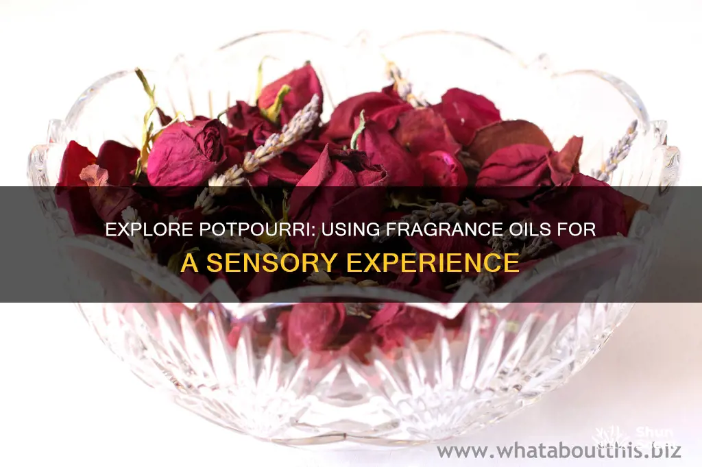 how to use fragrance oil potpourri