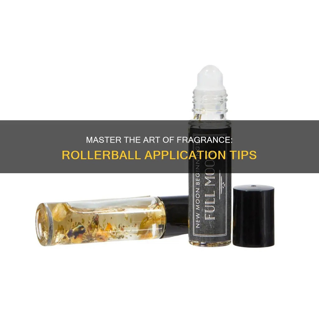 how to use fragrance rollerball