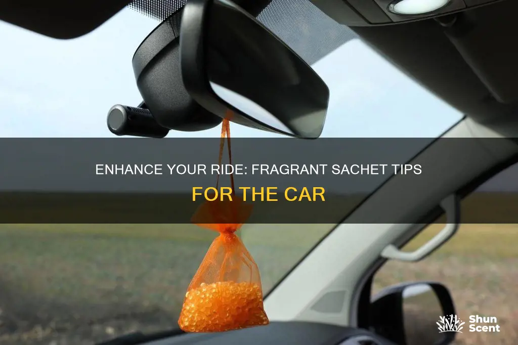 how to use fragrance sachet in car