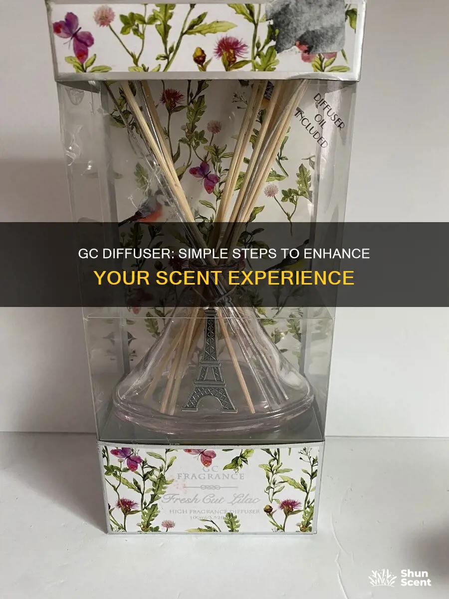 how to use gc fragrance diffuser