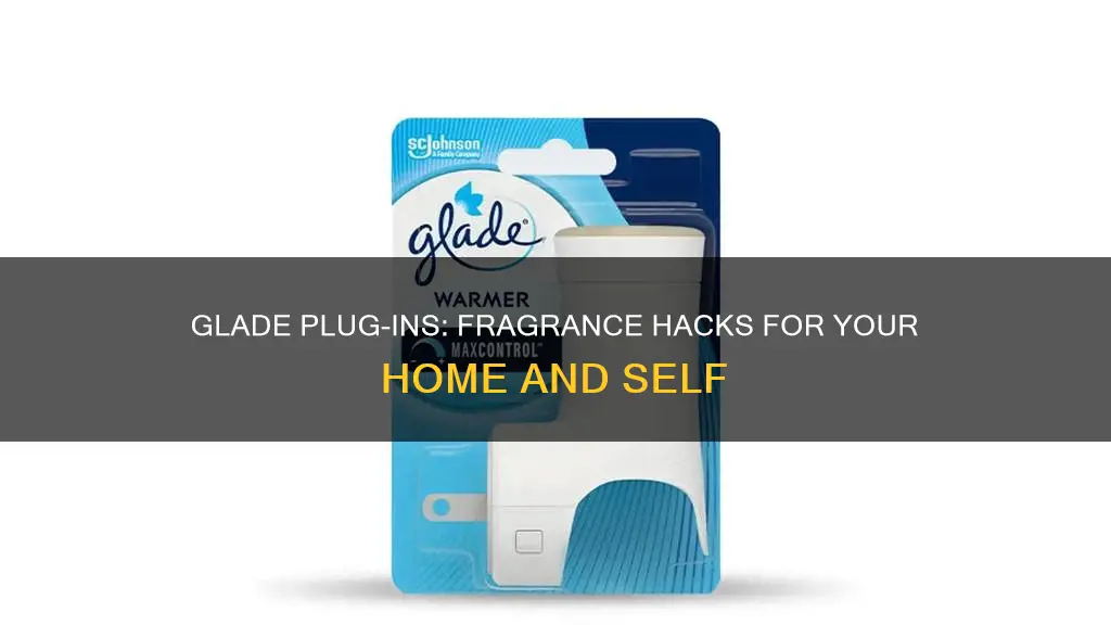 how to use glade plug in as perfume