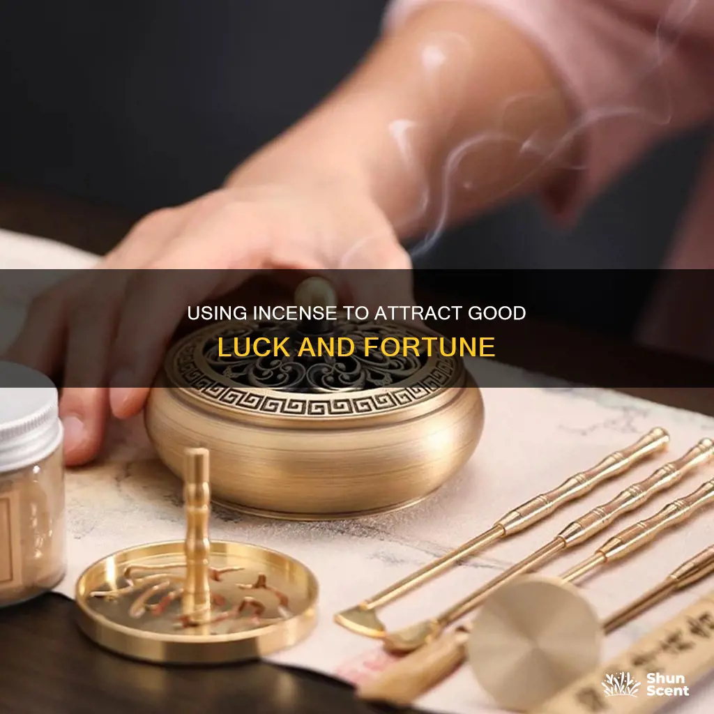 how to use good luck incense