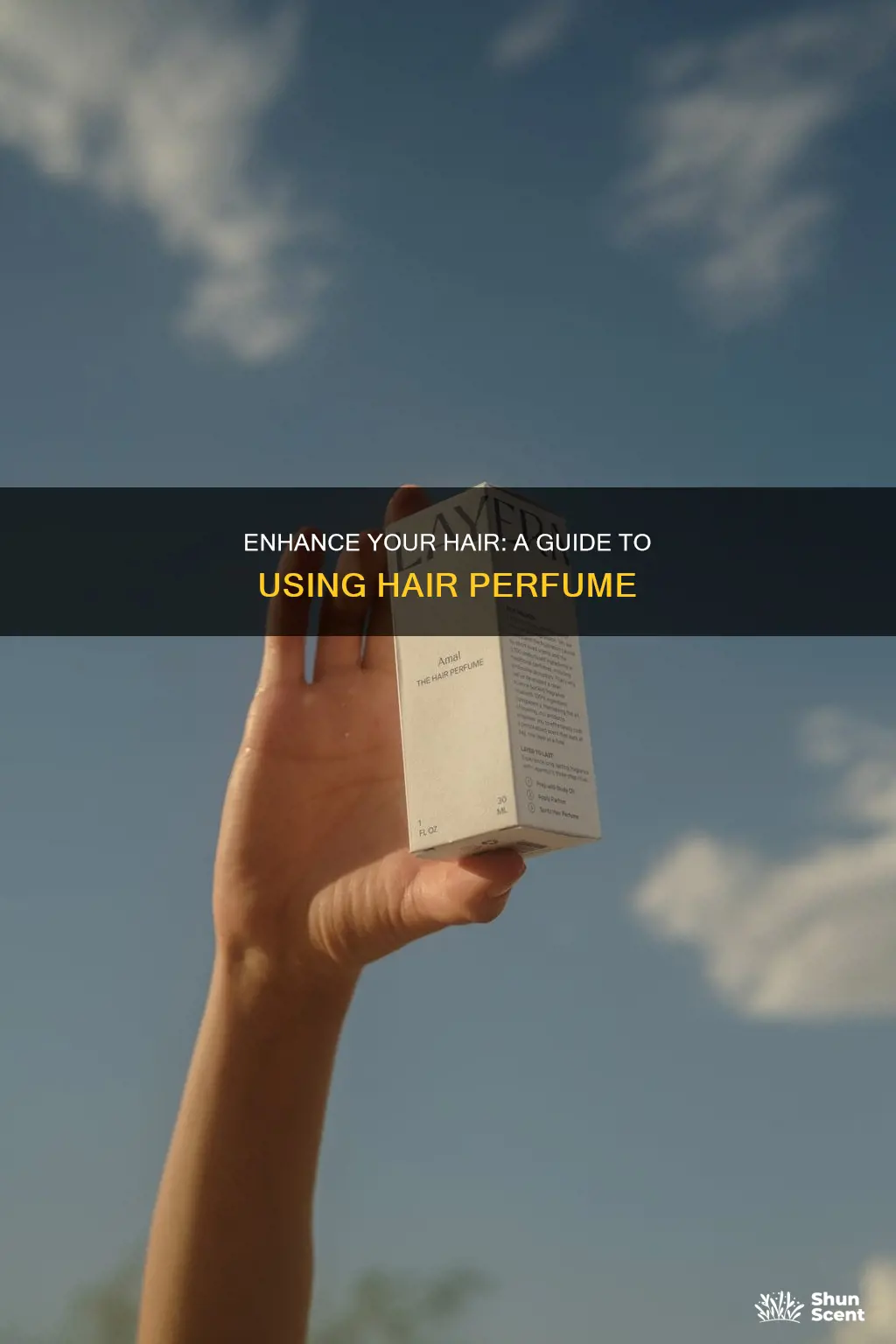 how to use hair perfume
