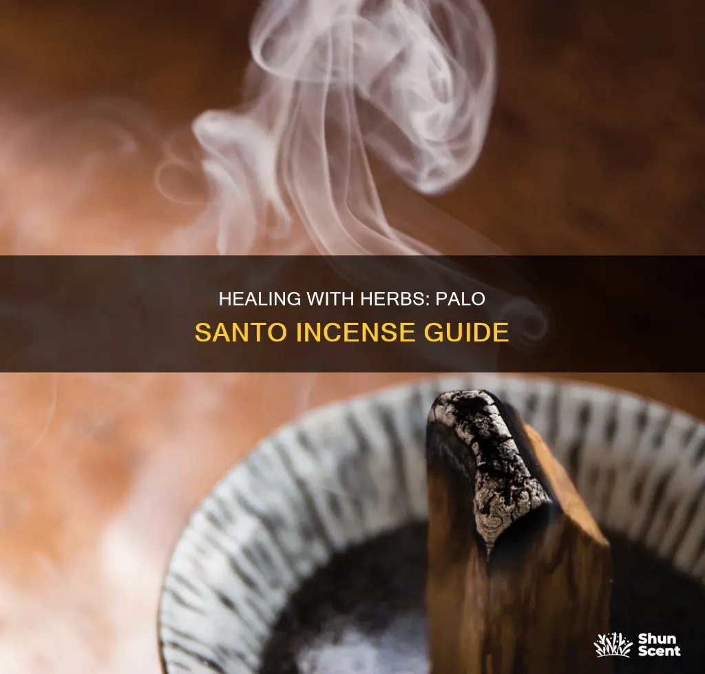 how to use herbs palo santo incense