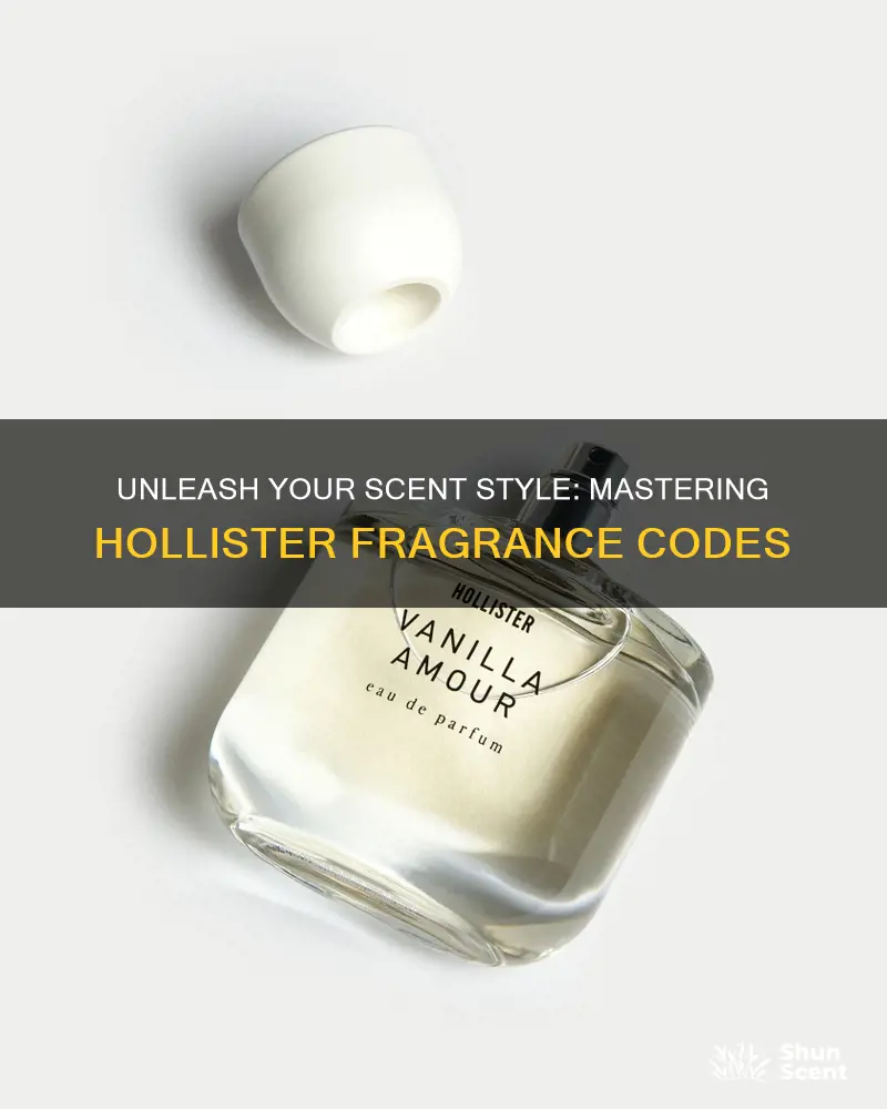 how to use hollister fragrance code