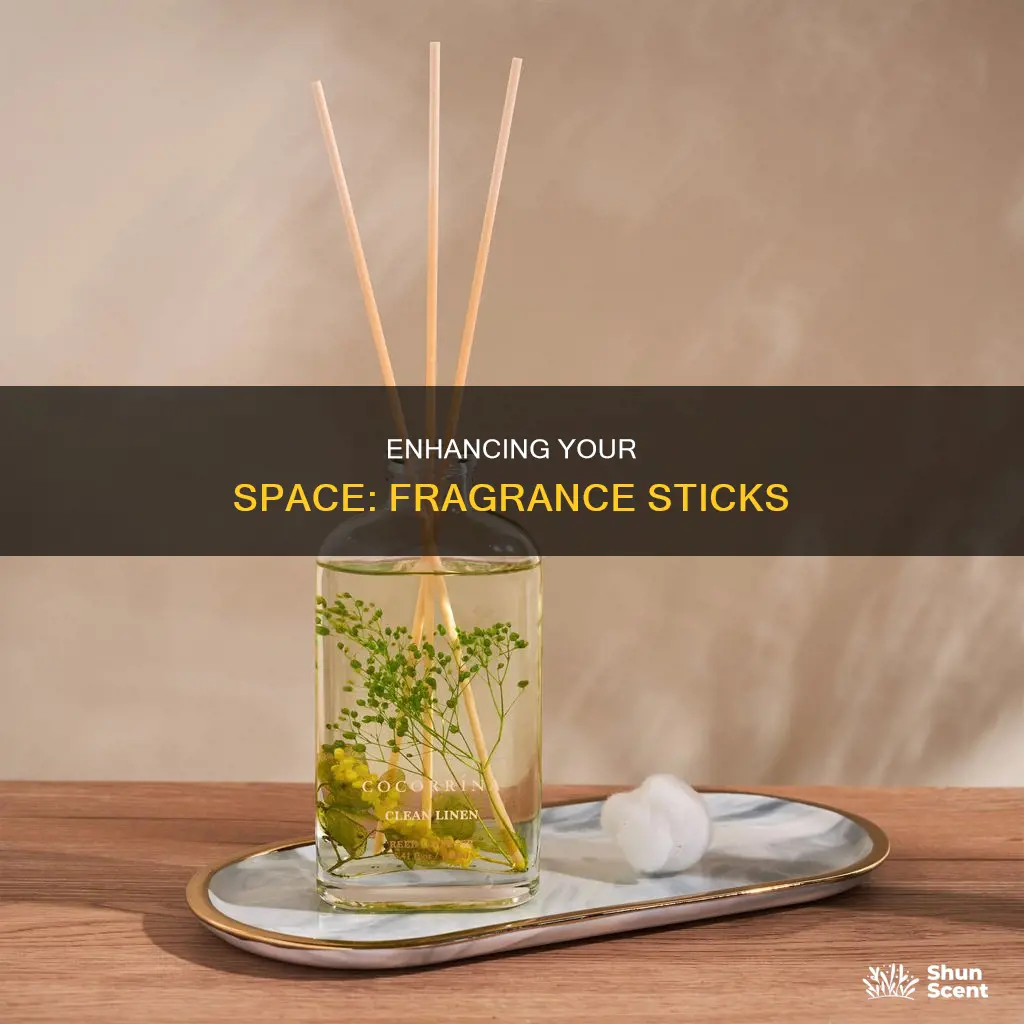 how to use home fragrance sticks