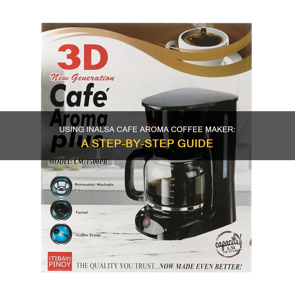 how to use inalsa cafe aroma coffee maker