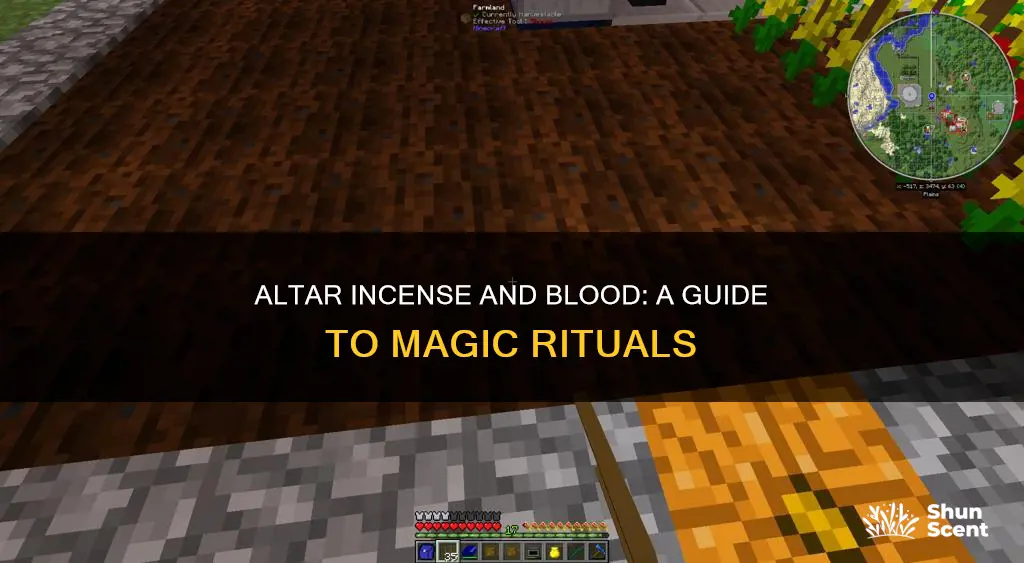 how to use incense altar blood magic
