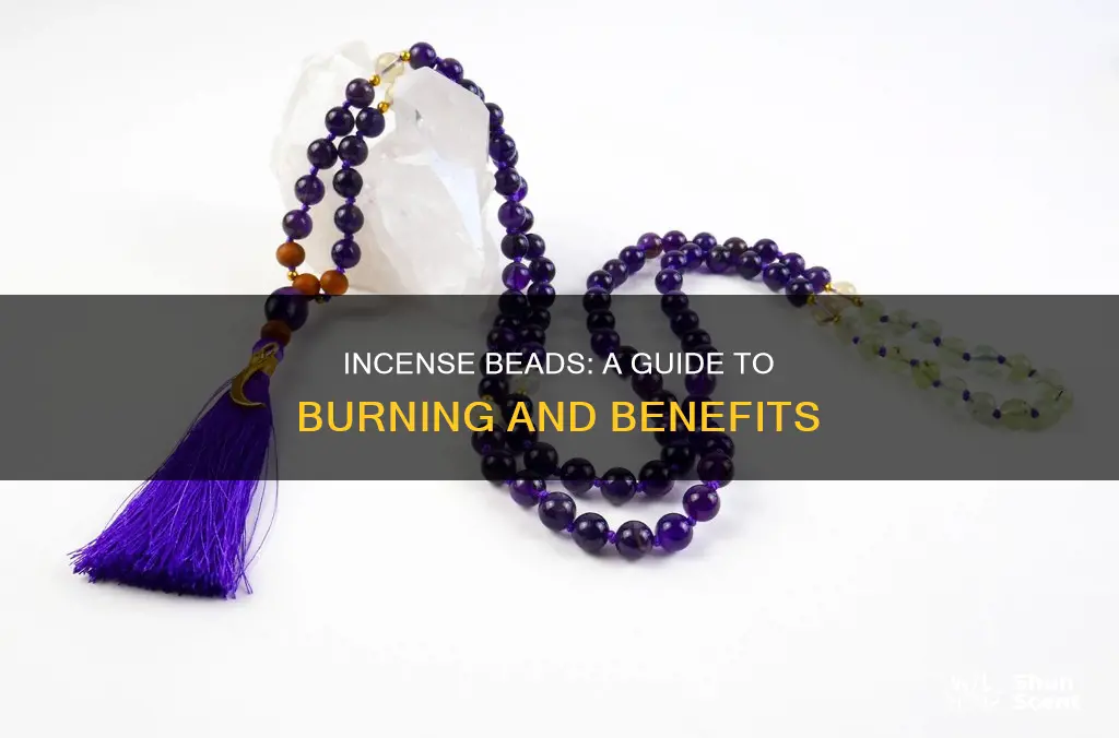 how to use incense beads