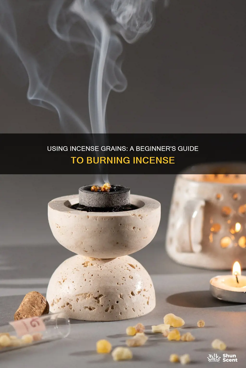 how to use incense grains