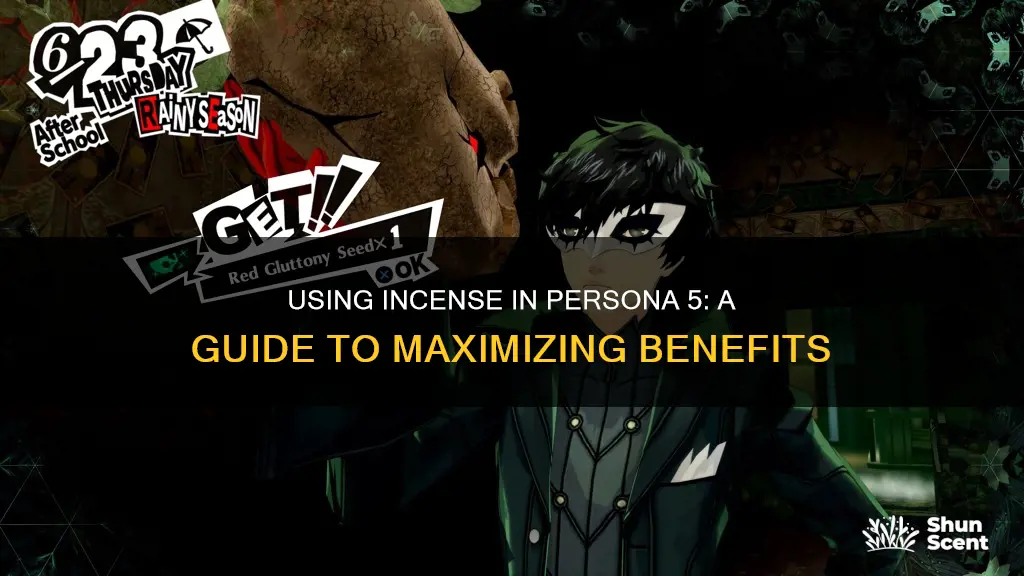 how to use incense in persona 5