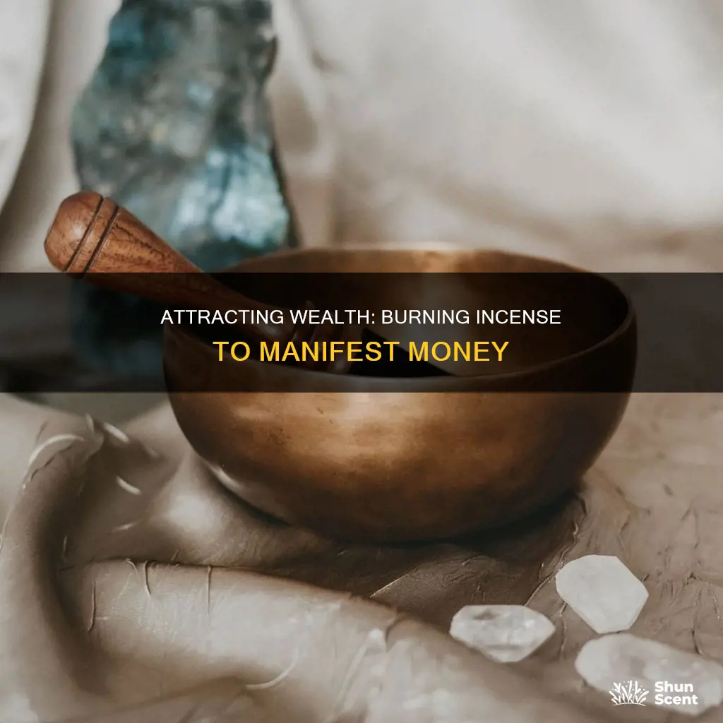 how to use incense to attract money