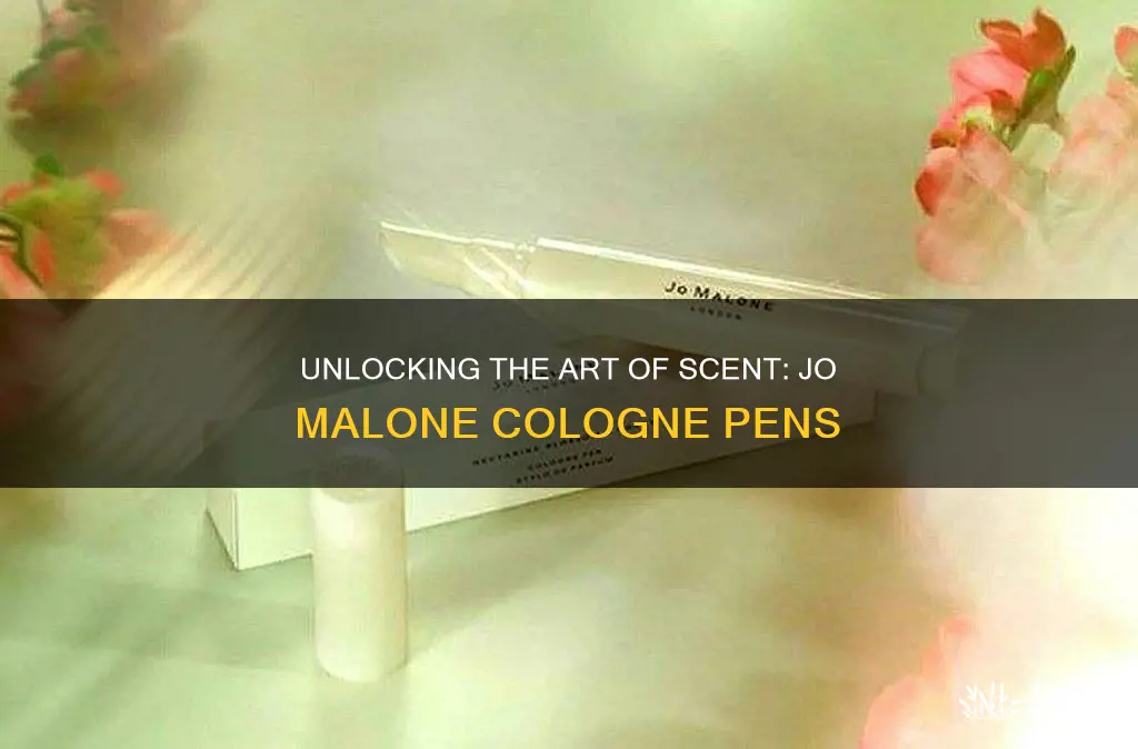 how to use jo malone cologne pen