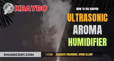 KBAYBO Ultrasonic Aroma Humidifier: Easy Steps to Use