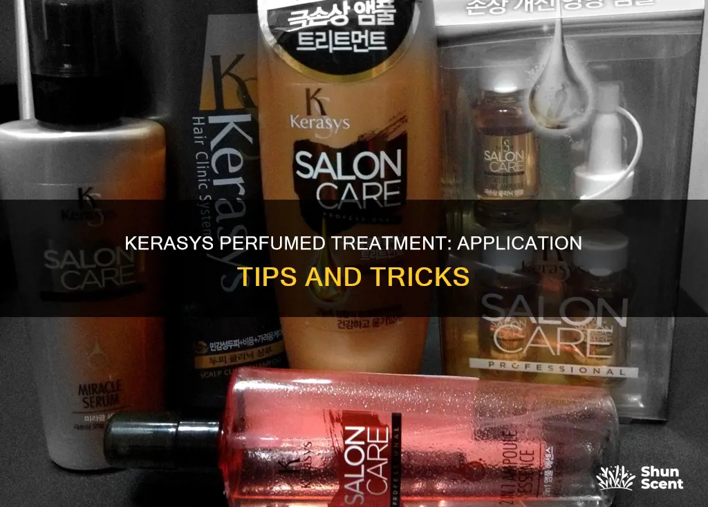 how to use kerasys perfumed treatment