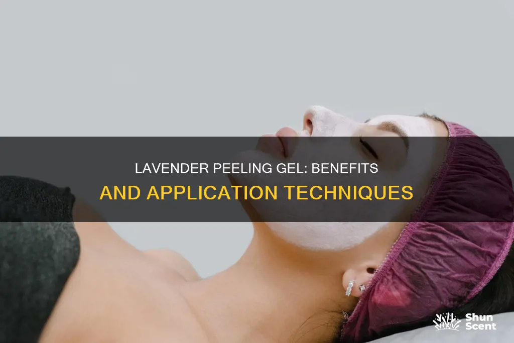 how to use lavender fragrance peeling gel