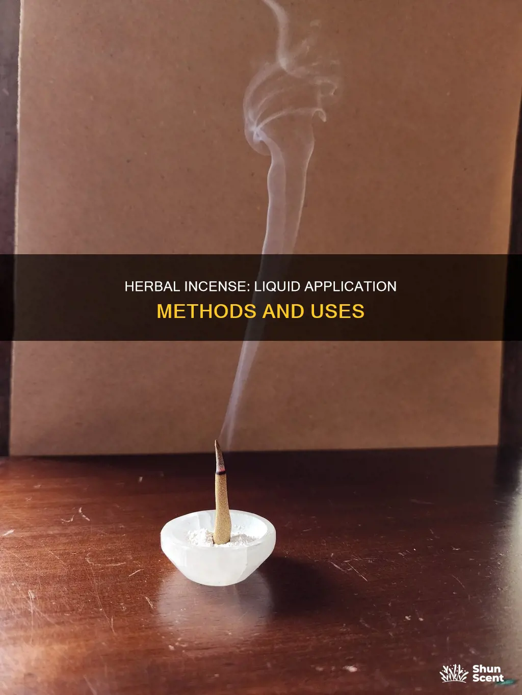 how to use liquid herbal incense