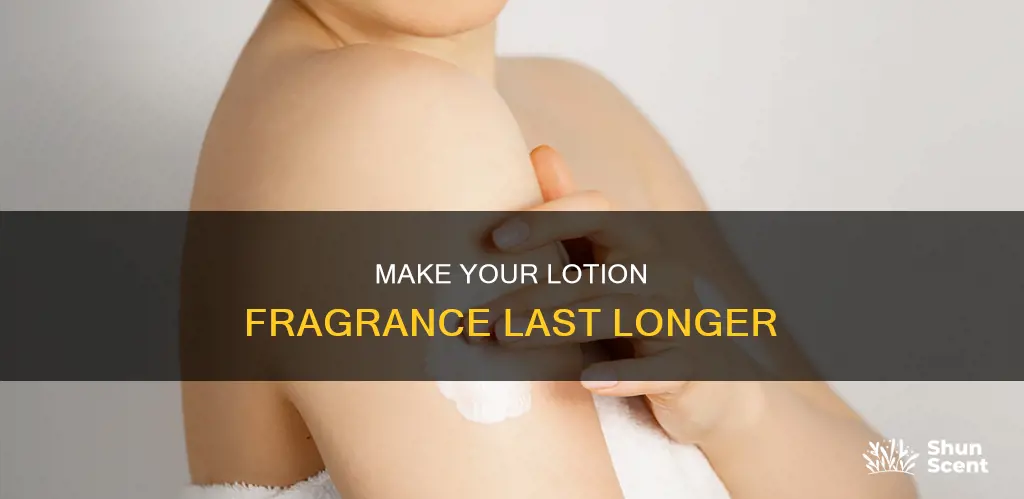 how to use lotion as perfume
