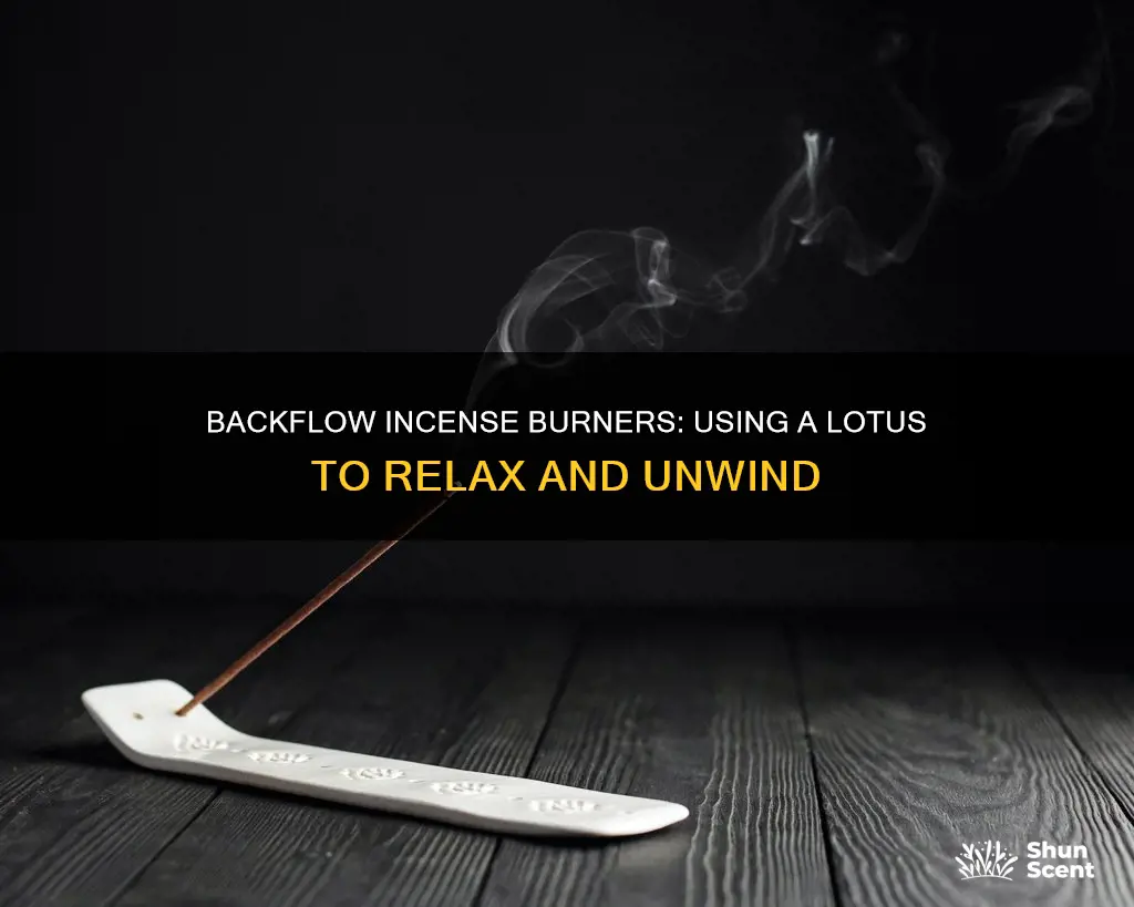 how to use lotus backflow incense burner