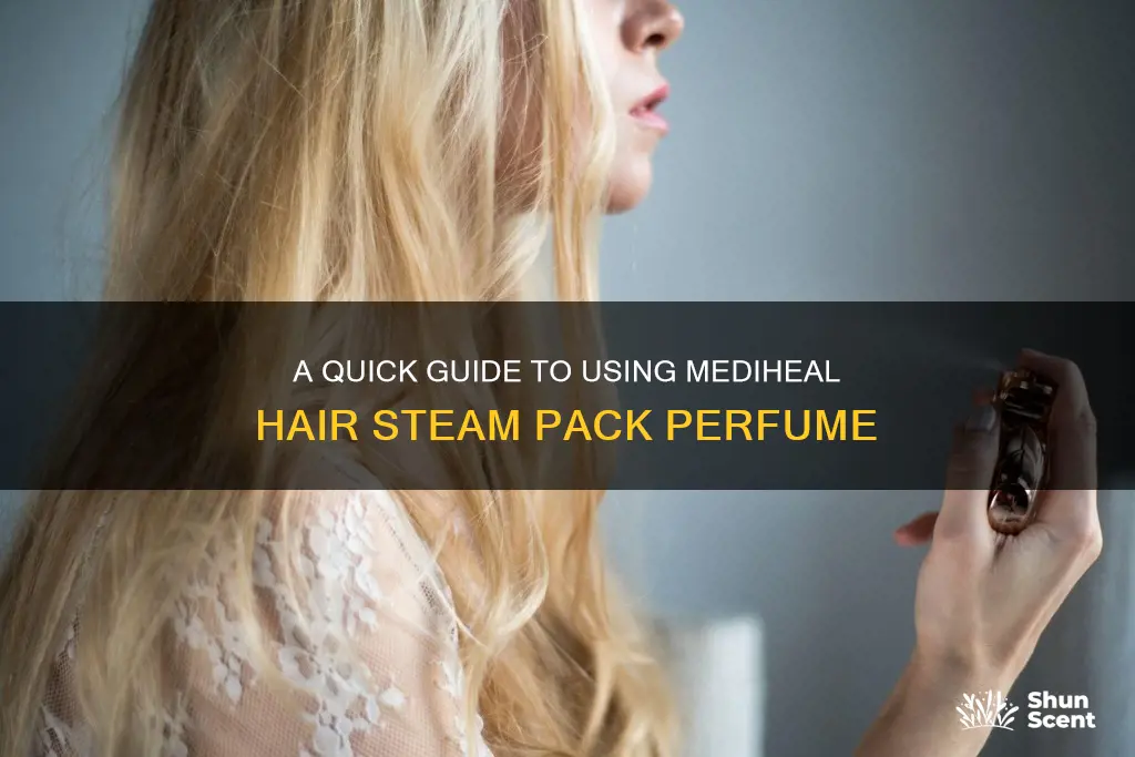 how to use medi h air steam pack hair perfume