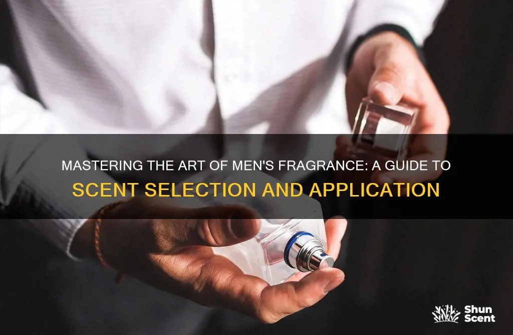 how to use men fragrance