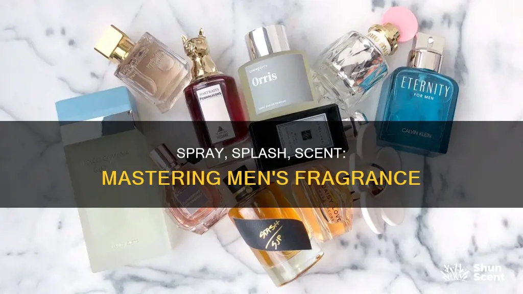 how to use men perfume
