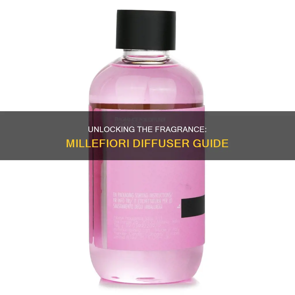 how to use millefiori fragrance diffuser