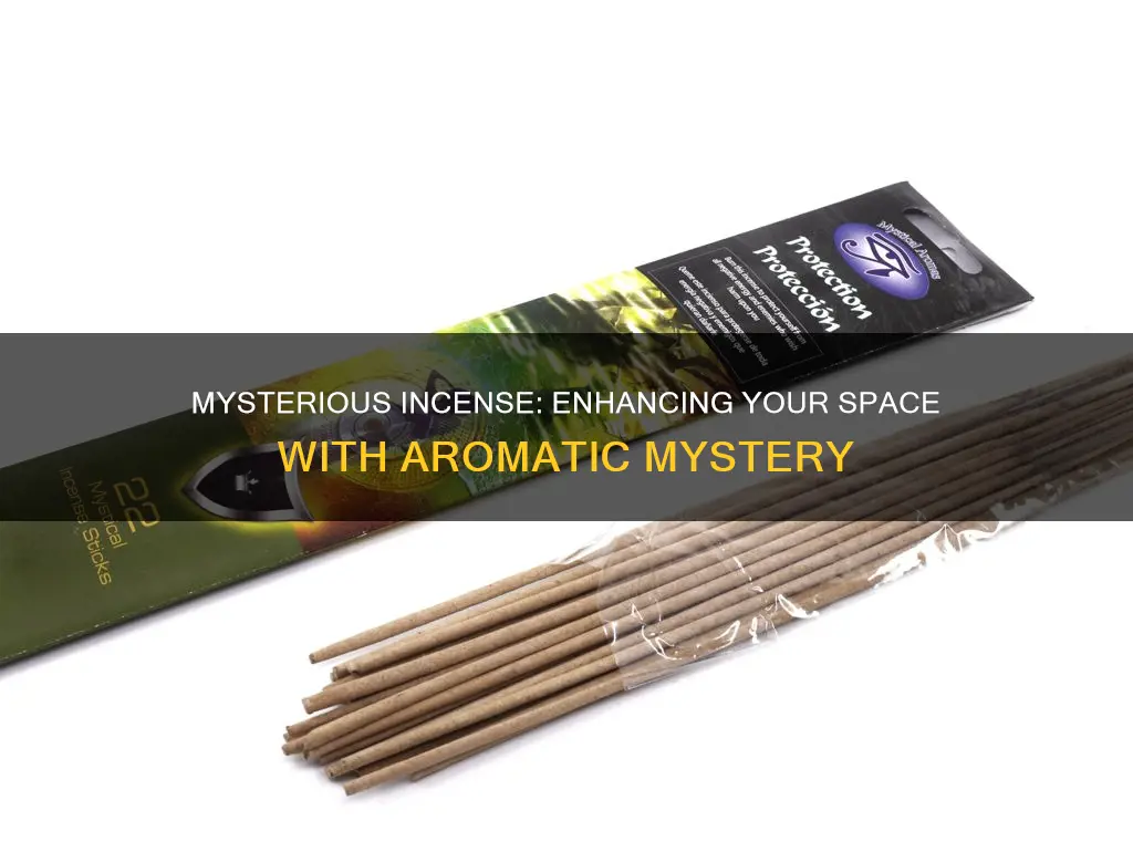 how to use mysterious incense