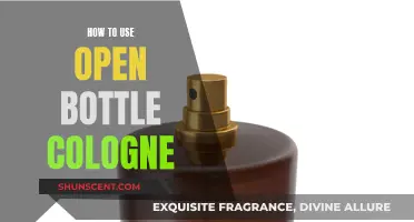 Unlocking the Scent: Using Open Bottle Cologne