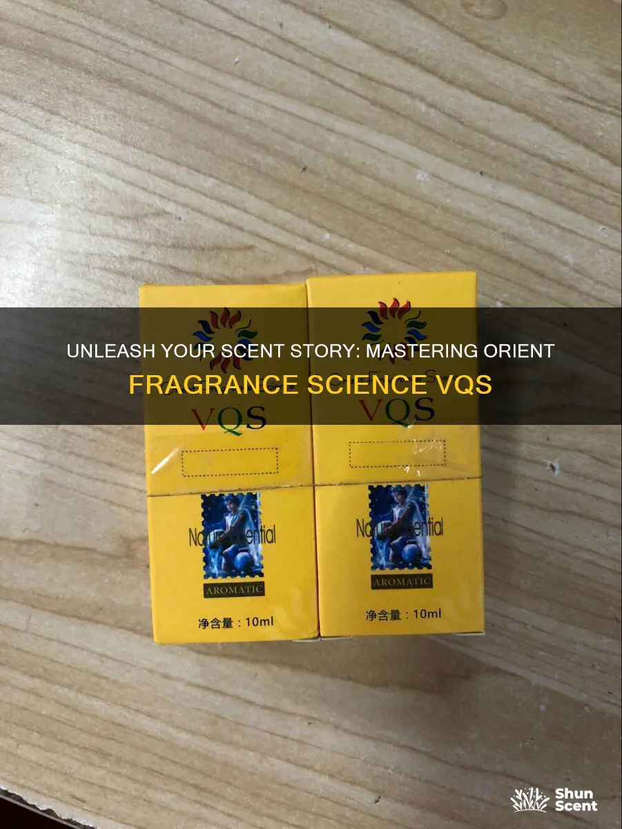 how to use orient fragrance science vqs