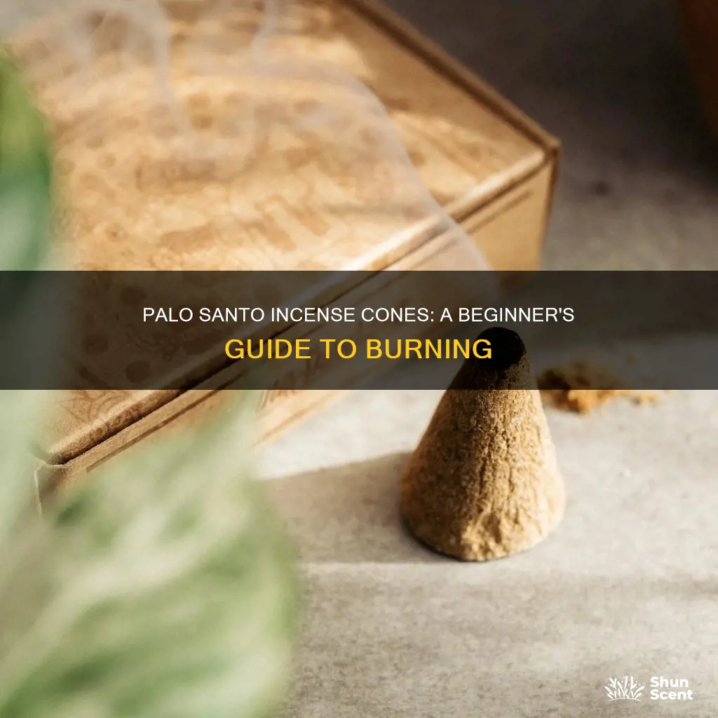 how to use palo santo incense cones