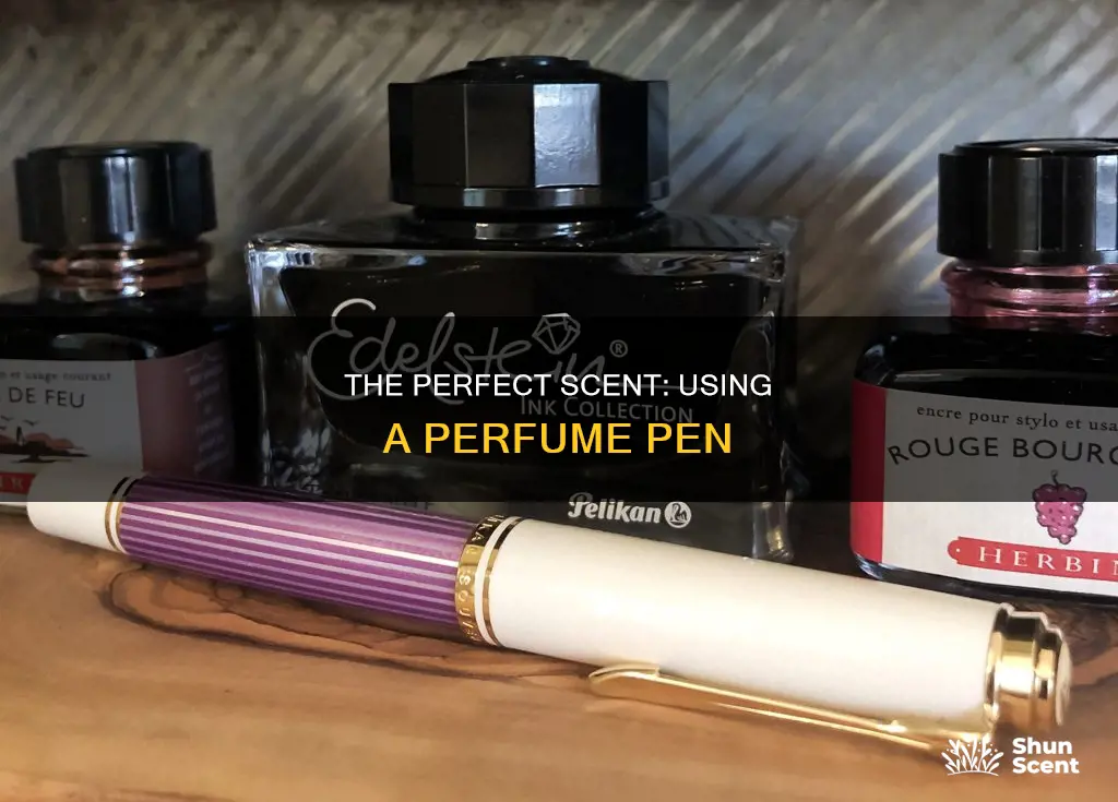 how to use perfume pen