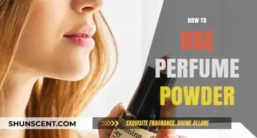 Spritzing Perfume Powder: Tips and Tricks