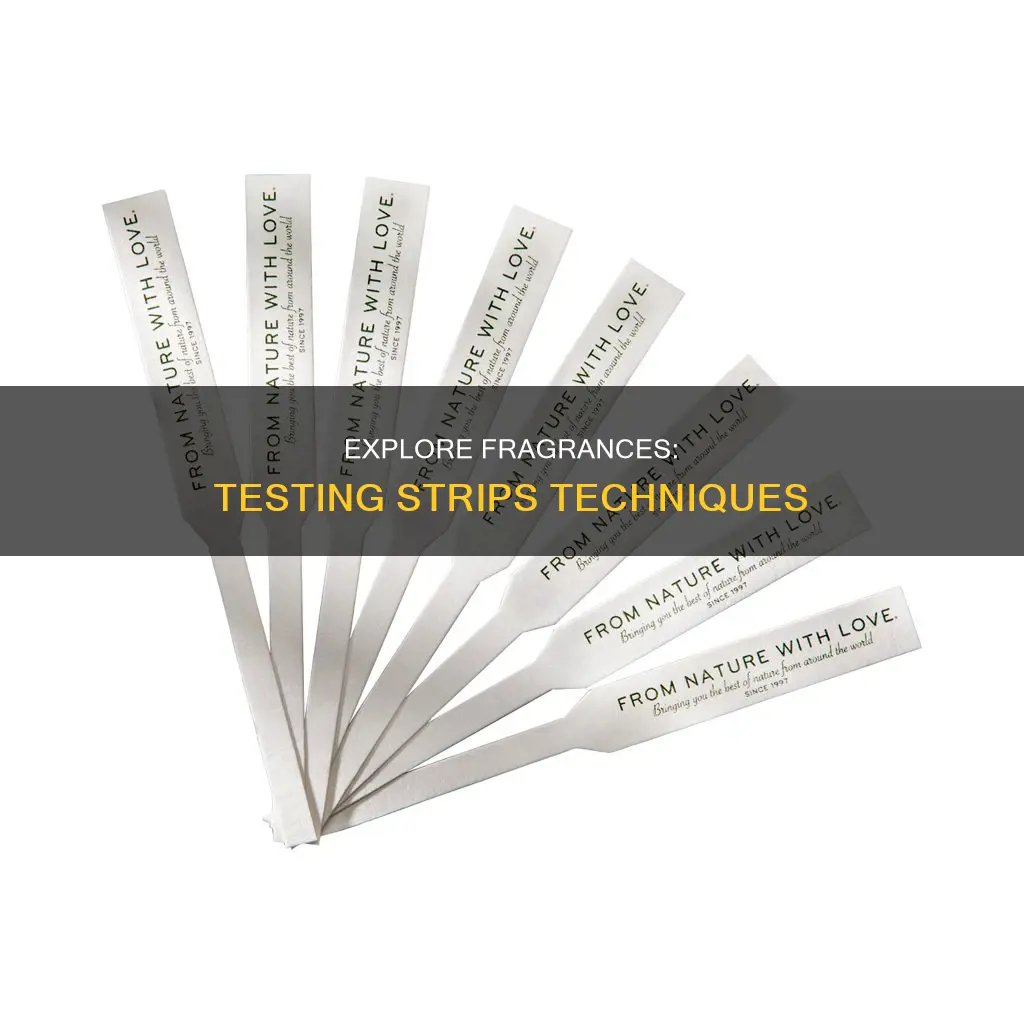 how to use perfume testing strips
