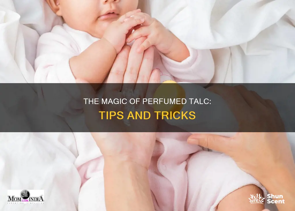 how to use perfumed talc