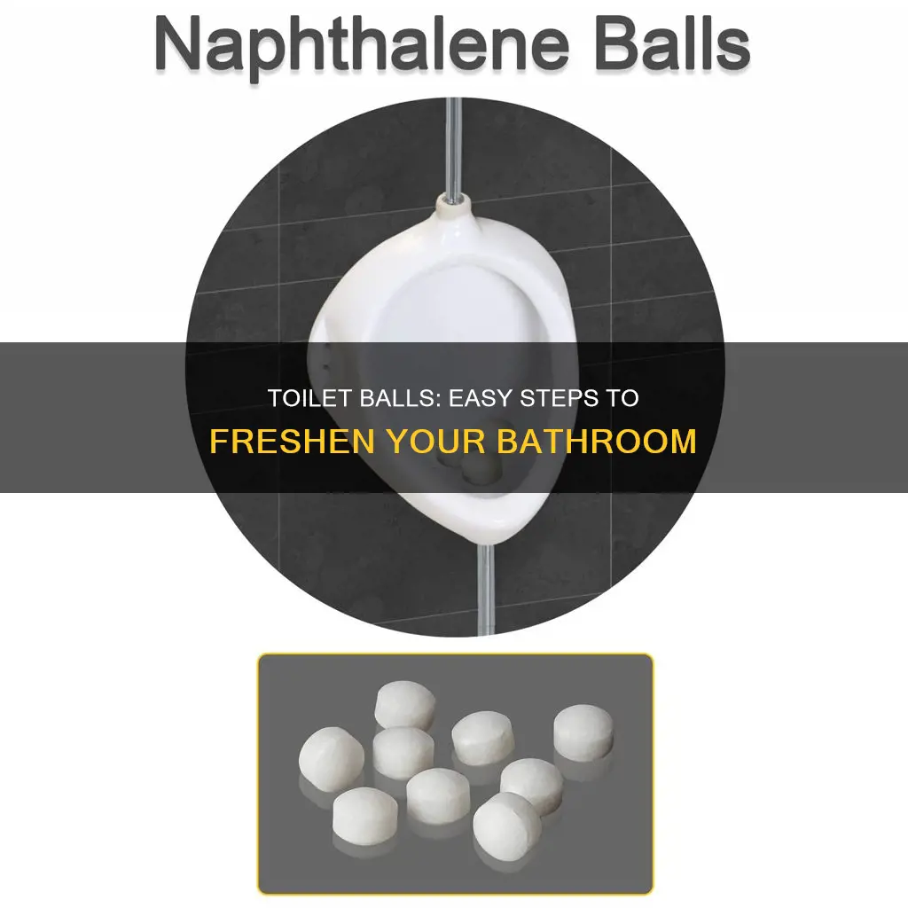 how to use perfumed toilet balls