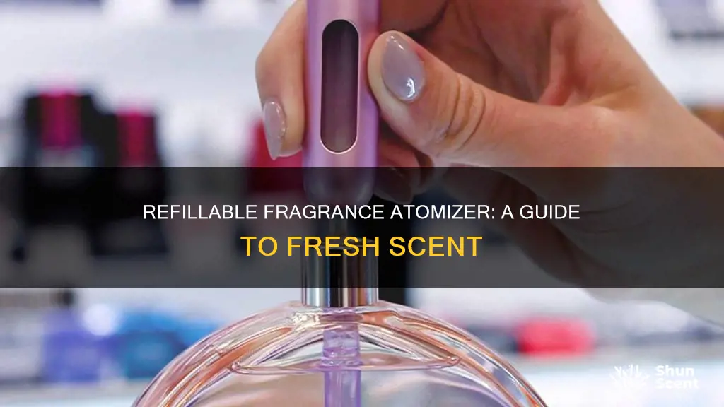 how to use refillable fragrance atomizer