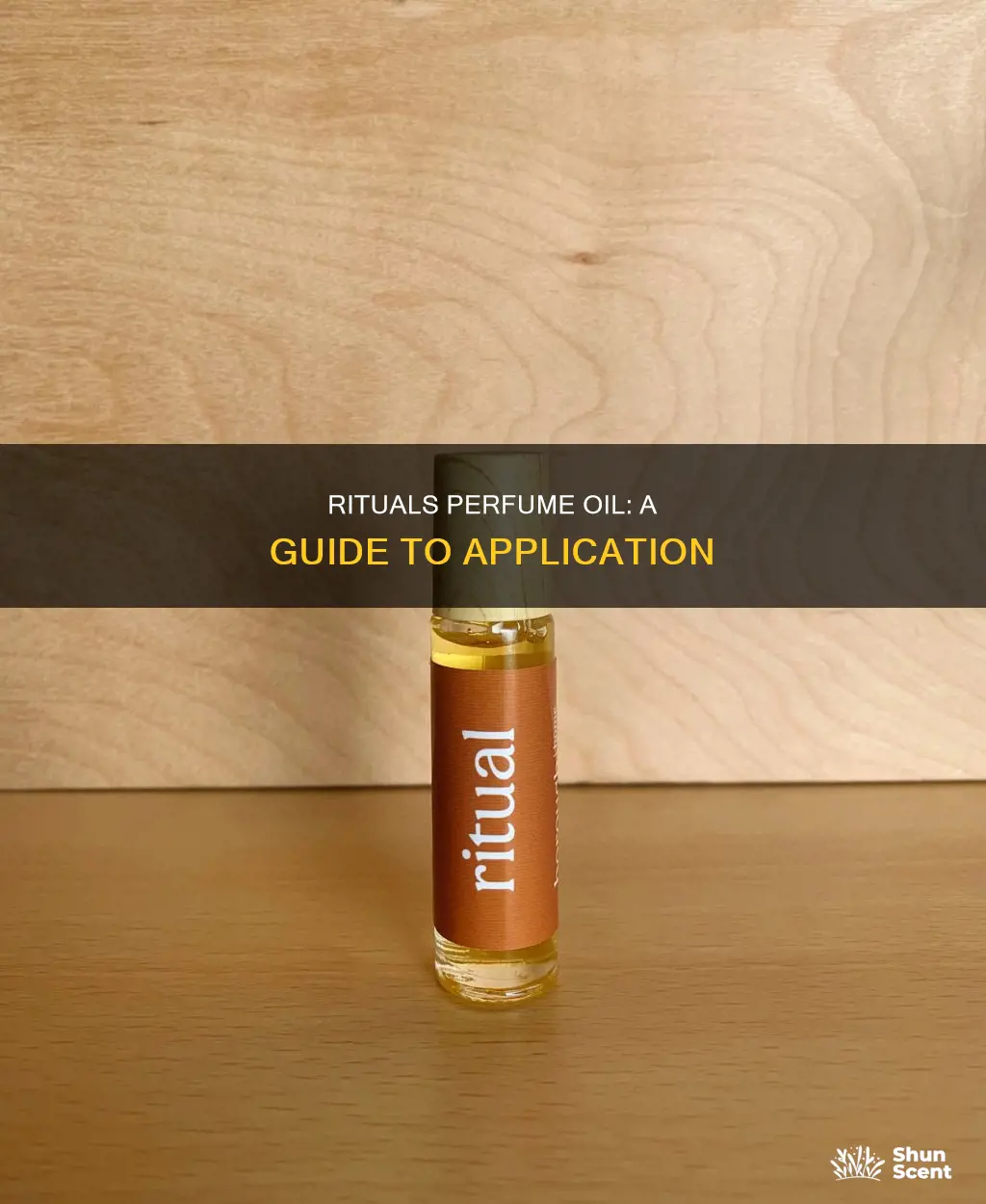 how to use rituals perfume oil
