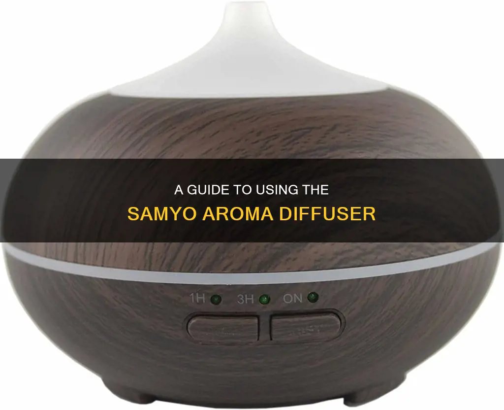 how to use samyo aroma diffuser