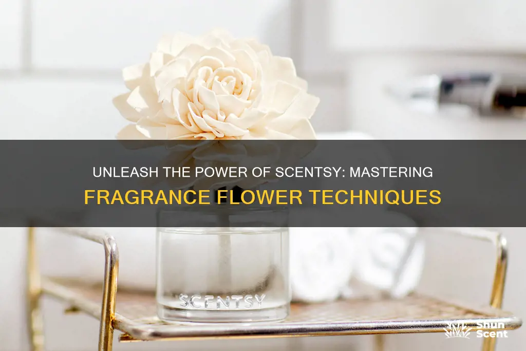 how to use scentsy fragrance flower